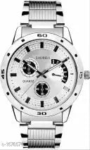 Elegant Metal Analog Watch