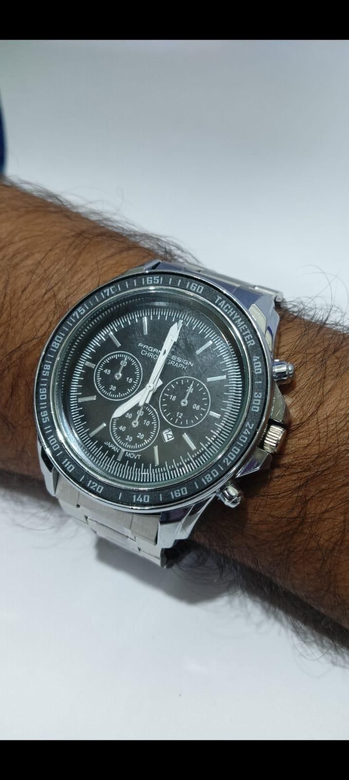 BD Men Silver Stainless Steel Strap Watch uy3ef4-zd