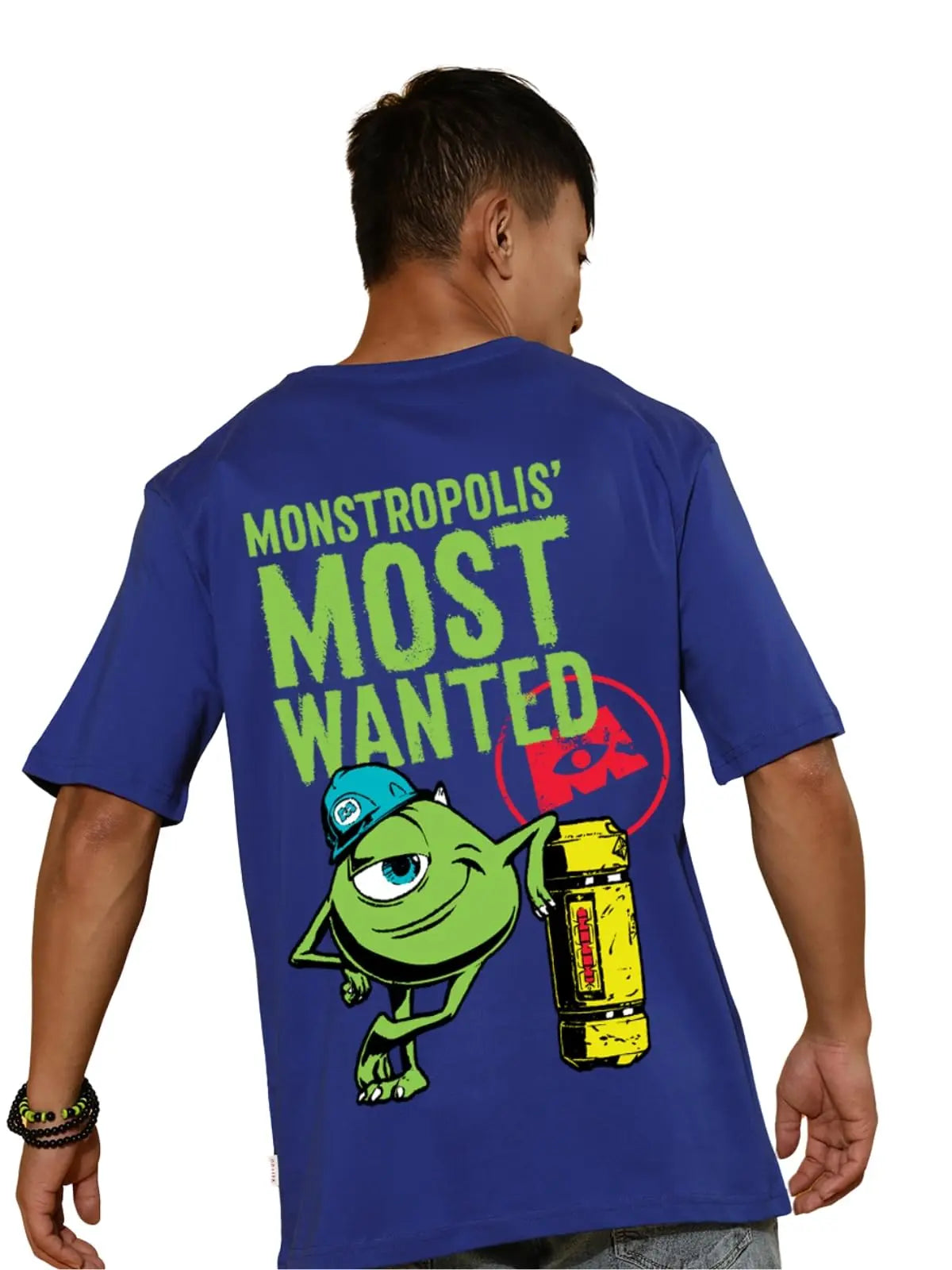 Veirdo® 100% Pure Cotton Oversized Baggy Fit Official Disney Merchandise Cool & Goofy Graphic Printed T-Shirt for Men (Characters: Donald Duck, Moana, Monsters & Lion King) - DripAndTrip