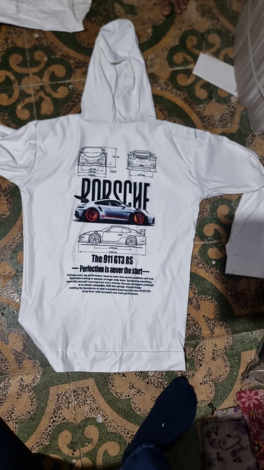 Men's Graphic Print White Hoodie - DripAndTrip
