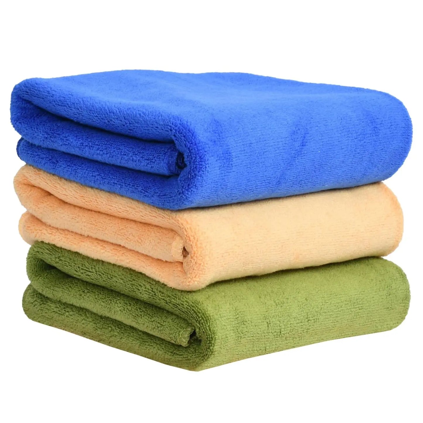 Yellow Weaves Super Soft Microfiber Hand Towels, Gym & Workout Towels 400 GSM, Multicolour 8, Set of 4 - DripAndTrip