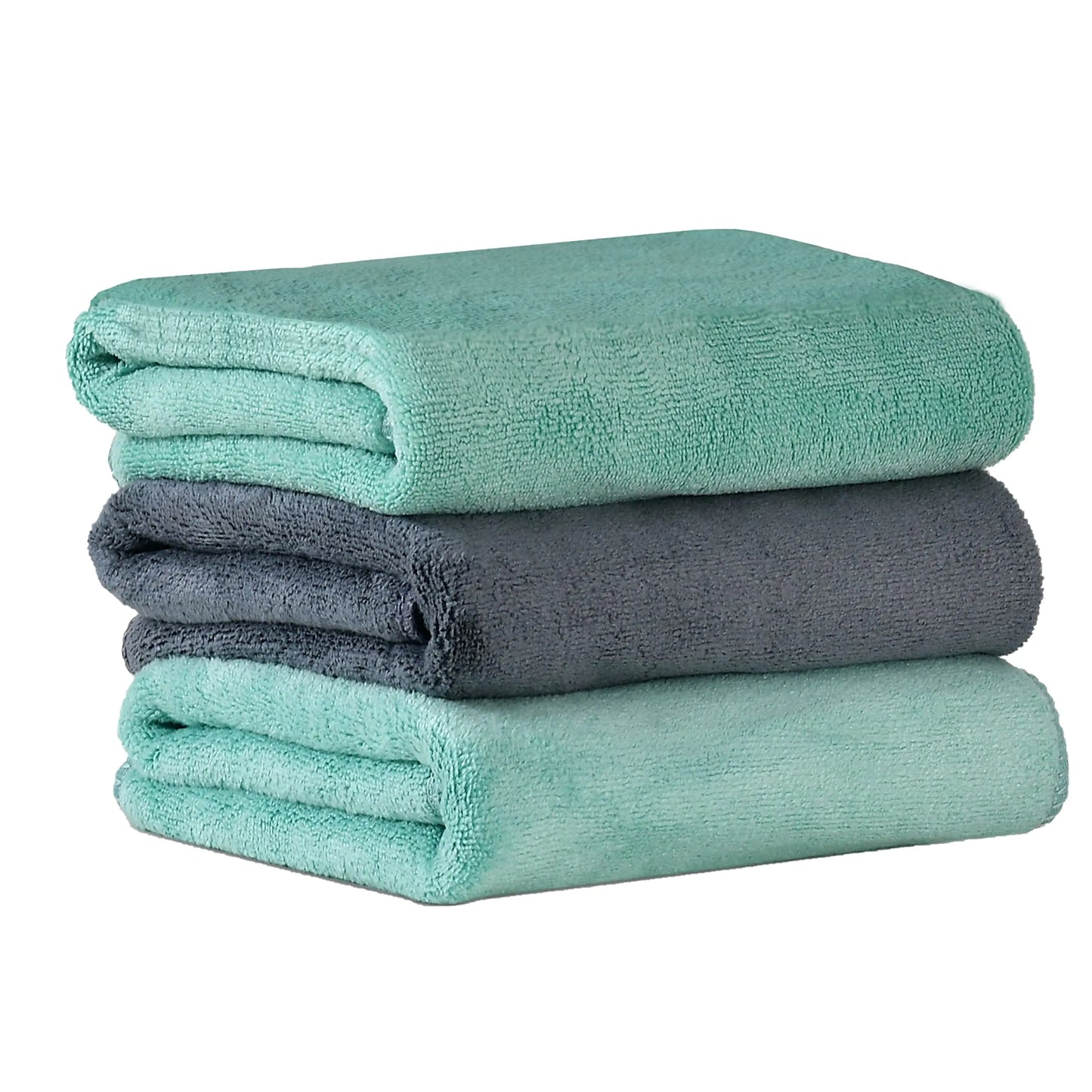 Yellow Weaves Super Soft Microfiber Hand Towels, Gym & Workout Towels 400 GSM, Multicolour 8, Set of 4 - DripAndTrip