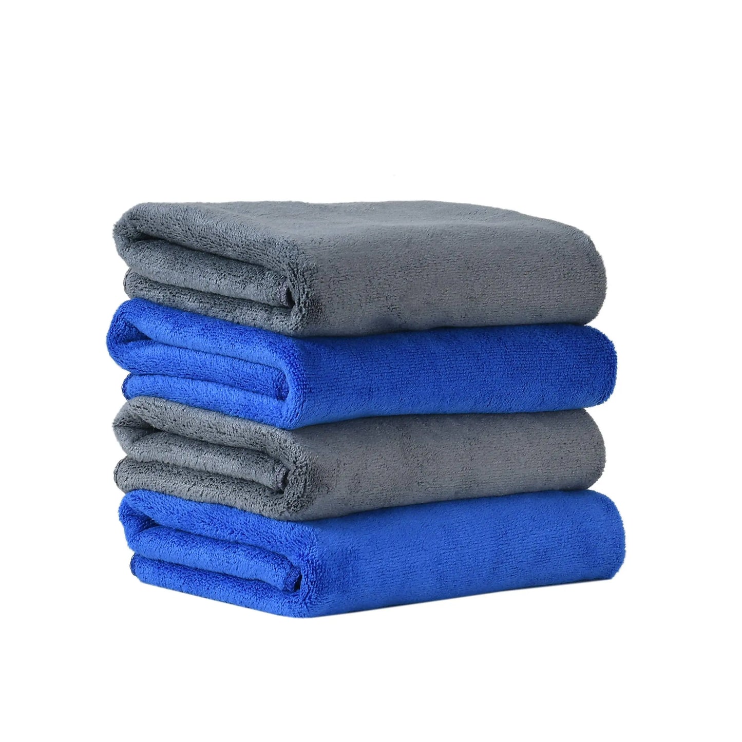 Yellow Weaves Super Soft Microfiber Hand Towels, Gym & Workout Towels 400 GSM, Multicolour 8, Set of 4 - DripAndTrip