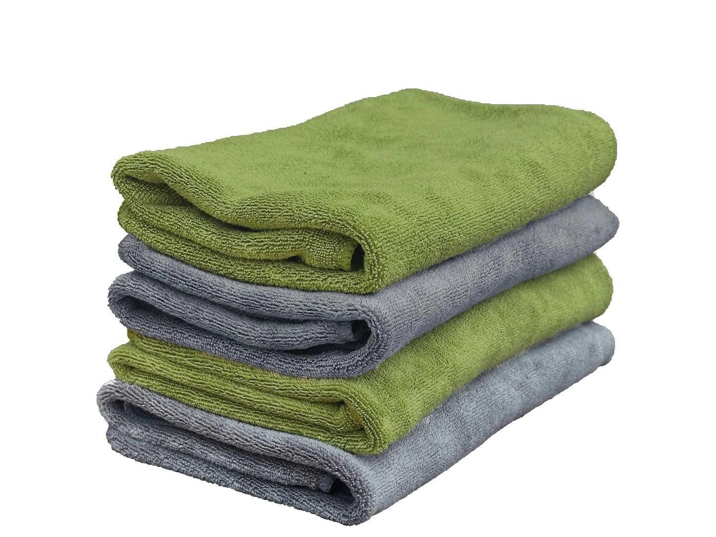 Yellow Weaves Super Soft Microfiber Hand Towels, Gym & Workout Towels 400 GSM, Multicolour 8, Set of 4 - DripAndTrip
