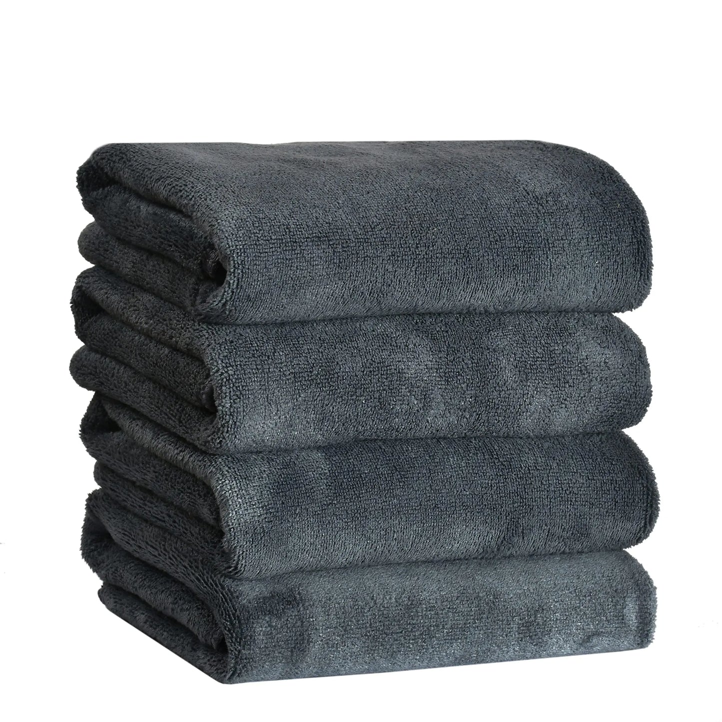 Yellow Weaves Super Soft Microfiber Hand Towels, Gym & Workout Towels 400 GSM, Multicolour 8, Set of 4 - DripAndTrip