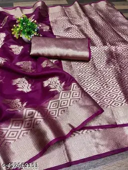 Soft Linan Cotton Saree