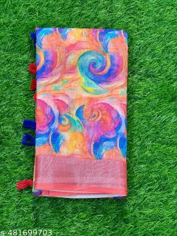Cotton Madhubani Saree