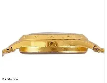 Gold Metal Watch For Boys
