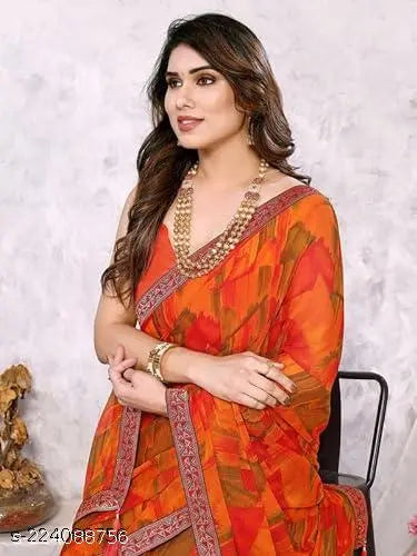 New Arrival Georgette Printed Saree