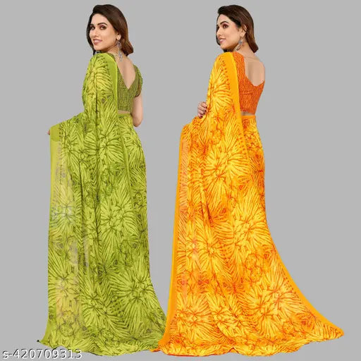Anand Sarees Georgette Saree Pack