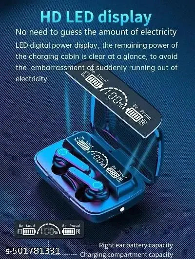 M19 TWS Wireless Headphones Touch Control Flashlight