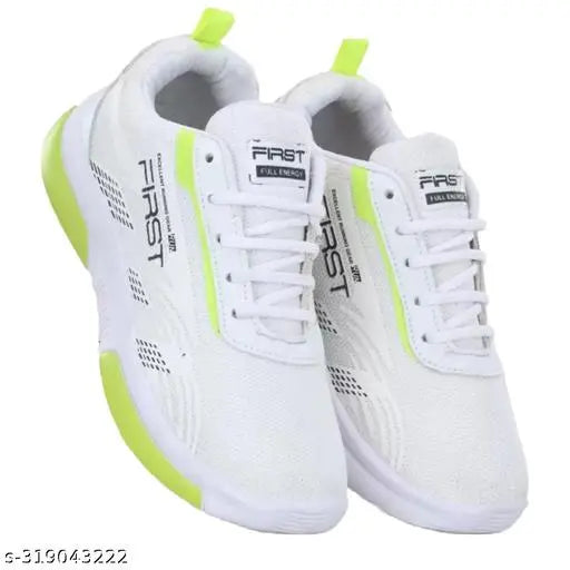 Men's Premium White Mesh Shoes - DripAndTrip