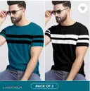 Stylish Cotton Blend Round Neck T-Shirt for Men - Versatile Partywear