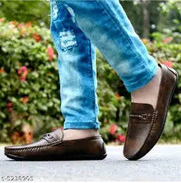 Brown Leather Casual Men's Shoe - DripAndTrip