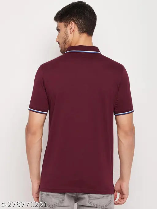 Uniberry Solid Polo T-Shirt