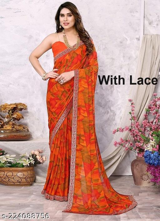 New Arrival Georgette Printed Saree