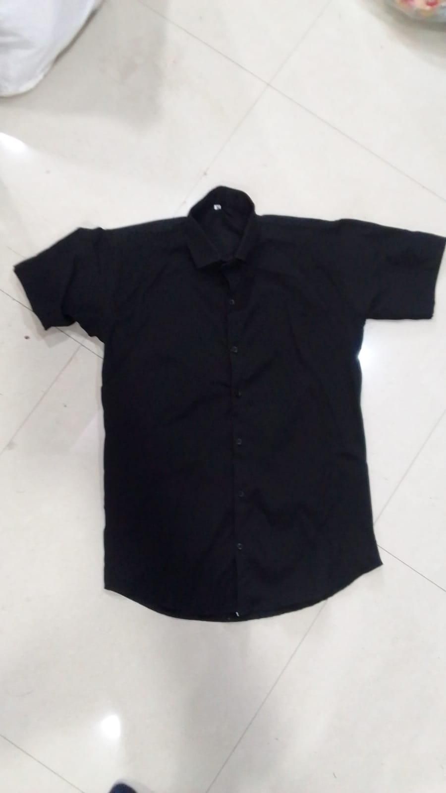 Men's Regular Fit Half Sleeves Solid Satin Formal Shirt - DripAndTrip