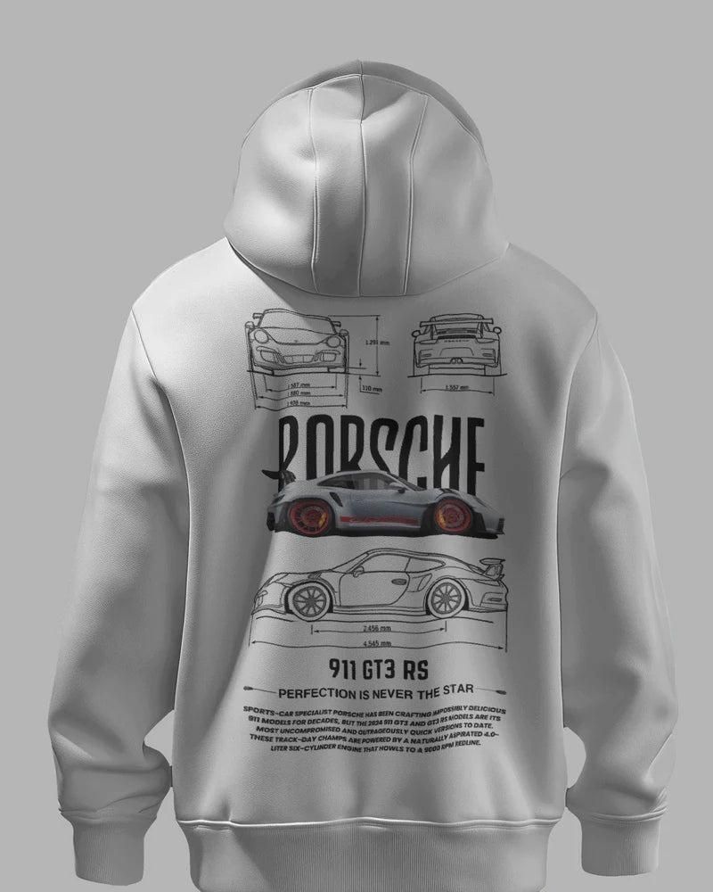 Men's Graphic Print White Hoodie - DripAndTrip
