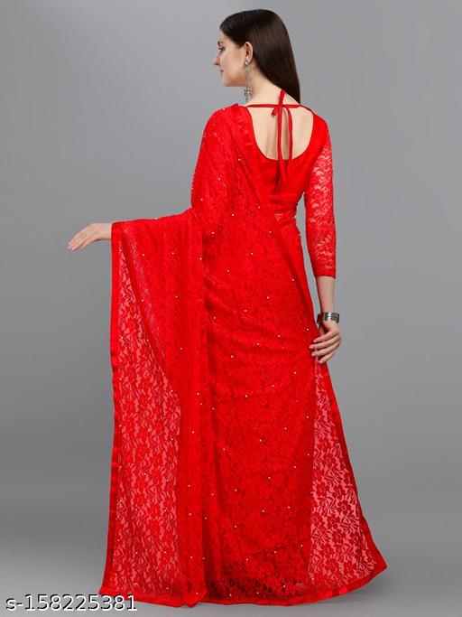 Embellished Net Saree