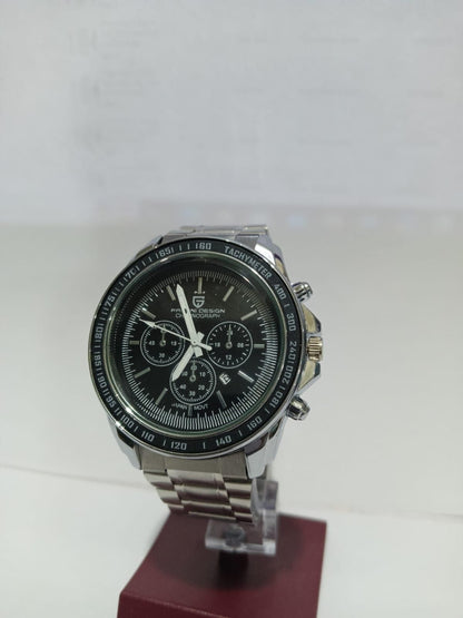 BD Men Silver Stainless Steel Strap Watch uy3ef4-zd