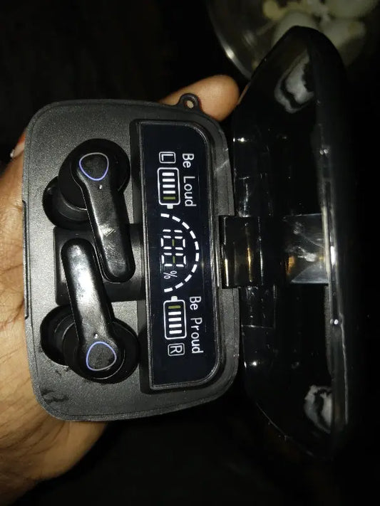 M19 TWS Wireless Headphones Touch Control Flashlight