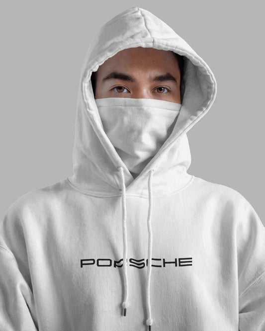 Men's Graphic Print White Hoodie - DripAndTrip