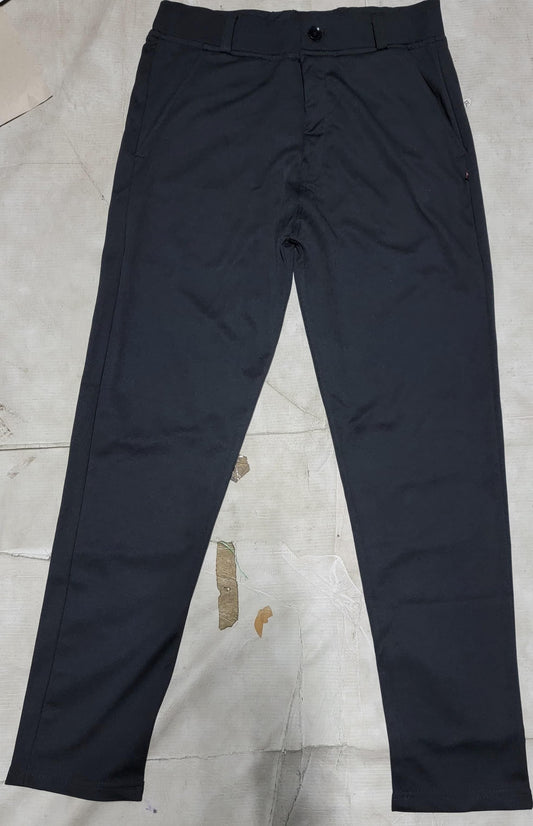 Premium Waist Adjustable Lycra Men's Trouser Black - DripAndTrip
