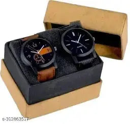 Trendy Men Leather Watches