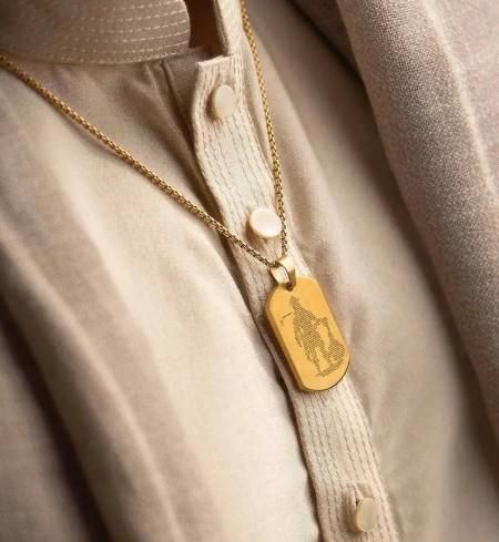 Golden Hanuman Chalisha Pendant with Chain uy3ef4-zd