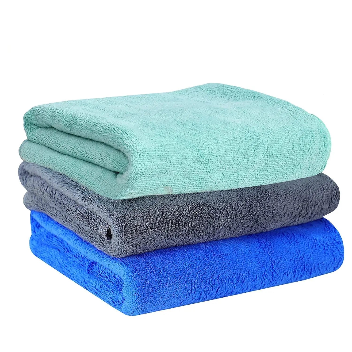 Yellow Weaves Super Soft Microfiber Hand Towels, Gym & Workout Towels 400 GSM, Multicolour 8, Set of 4 - DripAndTrip