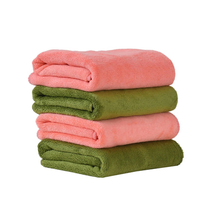Yellow Weaves Super Soft Microfiber Hand Towels, Gym & Workout Towels 400 GSM, Multicolour 8, Set of 4 - DripAndTrip