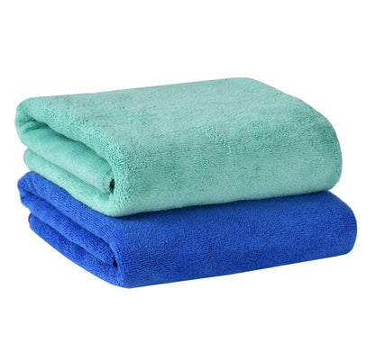 Yellow Weaves Super Soft Microfiber Hand Towels, Gym & Workout Towels 400 GSM, Multicolour 8, Set of 4 - DripAndTrip