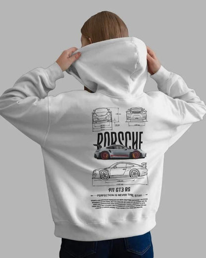 Men's Graphic Print White Hoodie - DripAndTrip
