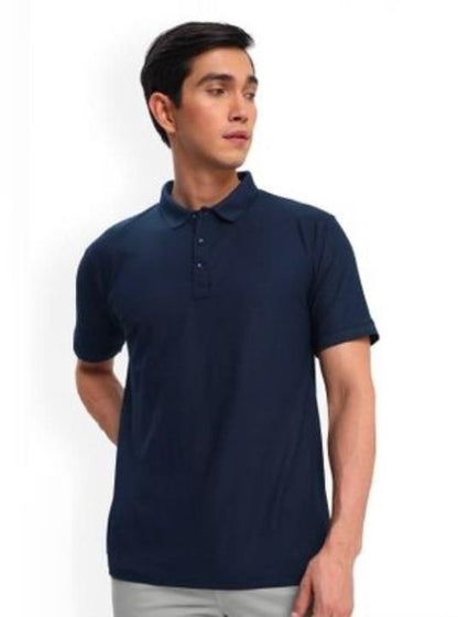 Poly Cotton Solid Half Sleeves Mens Polo T-shirt (Pack of 3) - DripAndTrip 