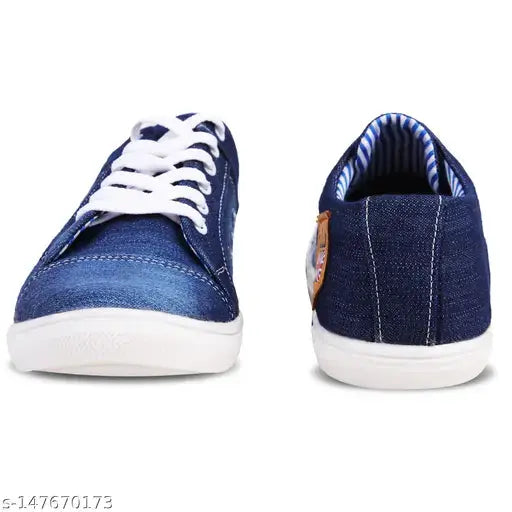 Men's Denim Sneakers Shoes