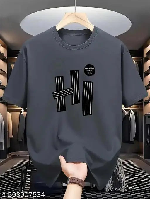 Mens Printed Round Neck Tshirts - DripAndTrip