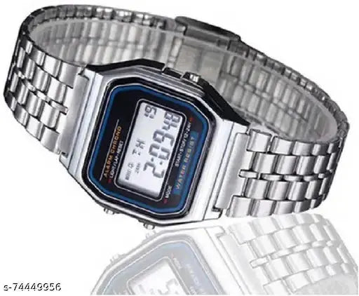 Silver Digital Watch