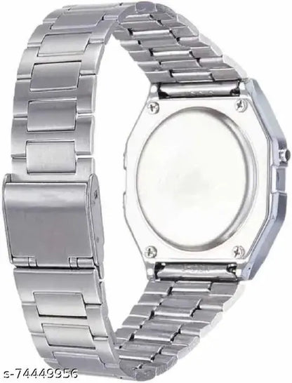 Silver Digital Watch