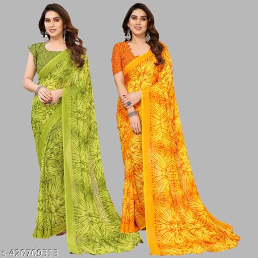 Anand Sarees Georgette Saree Pack