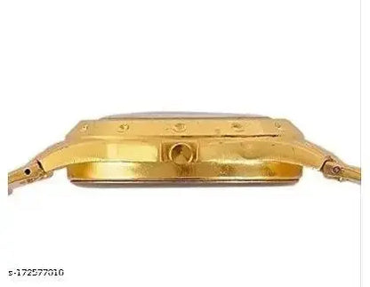 Gold Metal Watch For Boys