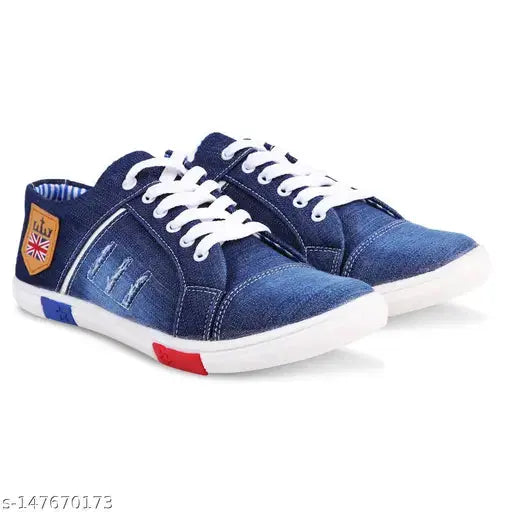 Men's Denim Sneakers Shoes