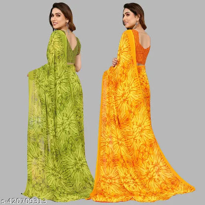 Anand Sarees Georgette Saree Pack