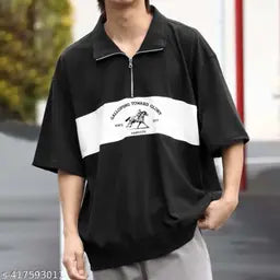 Men's Printed Round Neck T-Shirt