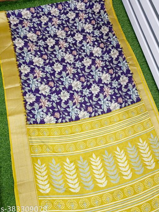 Purple Dola Silk Saree