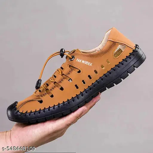 Brown Leather Casual Men's Shoe - DripAndTrip