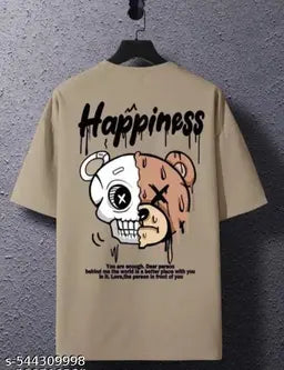 Men's Printed Round Neck T-Shirt