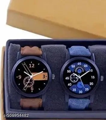 Trendy Men Leather Watches