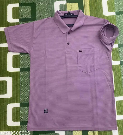 Men's Striped Polo T-Shirt