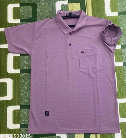 Men's Striped Polo T-Shirt