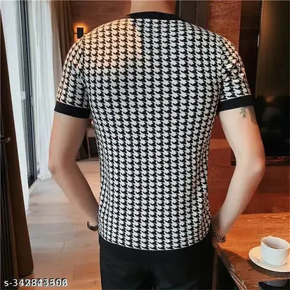 STI Men's Houndstooth Tshirts - DripAndTrip